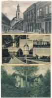 35 db régi magyar városképes lap / 35 pre-1945 Hungarian town-view postcards