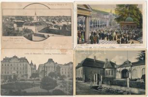 25 db régi főleg történelmi magyar városképes lap, kevés külföldi várossal / 25 pre-1945 mainly Hist...