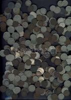 Német Birodalom/Császárság 1870-es évektől 1kg vegyes váltópénz 1Pf, 2Pf, 5Pf, 10Pf, jó hagyaték tétel T:2/3,3,4 (nagyon kevés)