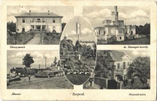 Balatonszepezd, Szepezd; - 3 db régi városképes lap / 3 pre-1945 town-view postcards