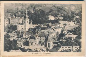 Selmecbánya, Schemnitz, Banská Stiavnica; hiányos képeslapfüzet 10 lappal, sérült fedőlappal. Joerge...