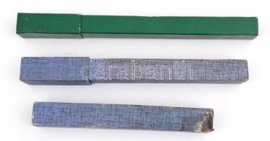 3 db must-, bor-, pálinka fokoló, dobozukban, 2 db metszőolló, az egyik akad