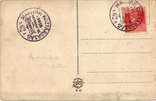 Weltkrieg 1914-16. Strassenbild aus Herkulesbach (Herkulesbad). Süd-Ungarn an der serbischen Grenze ...