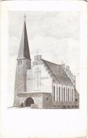 33 db főleg régi magyar és történelmi magyar városképes lap, közte pár modern; vegyes minőség / 33 m...