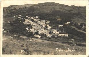 2 db régi magyar városképes lap: Pécs, Mátraszentistván fotó / 2 pre-1945 Hungarian town-view postcards (1 photo)