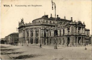 Vienna, Wien, Bécs I. Franzensring mit Burgtheater / street, theatre. B.K.W.I. 95 N (EK)