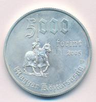 2005. 5000Ft Ag "Diósgyőri vár" T:1 kis ph. ujjlenyomat Adamo EM194