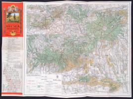 1929 A Mecsek-hegység, Kirándulók Térképe 20/a, kiadja: Magyar Királyi Állami Térképészet, szép állapotban 48×55 cm