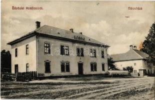 1914 Nyitrabánya, Handlová; Városháza / town hall (fl)