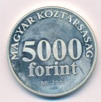 2009. 5000Ft Ag "Radnóti Miklós" T:1 (eredetileg PP) ujjlenyomat Adamo EM220