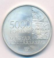 2010. 5000Ft Ag "Kosztolányi Dezső" T:BU ujjlenyomat Adamo EM227