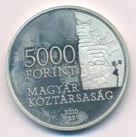 2010. 5000Ft Ag "Kosztolányi Dezső" T:1 (eredetileg PP) ujjlenyomat, kis ph. Adamo EM227