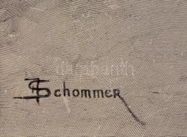 Schömmer: Bukephalosz. Alumínium nyomat, karcolásokkal, 50×35 cm