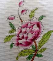 Herendi Eton mintás porcelán váza, kézzel festett, jelzett, hibátlan, m: 14,5 cm