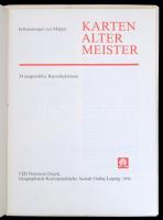 Karten alter Meister. 24 ausgewählte Reproduktionen. Leipzig, 1976, VEB Hermann Haack, Geographisch-...