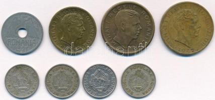 Románia 1921. 50b Zn + 1952-1956. 10b (4xklf) + 1945. 200L + 1946. 2000L + 1947. 10.000L T:2,2-
Rom...