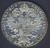Ausztria 1780SF Thaler Ag "Maria Theresia" utánveret T:1 Díszdobozban, tanúsítvánnyal!