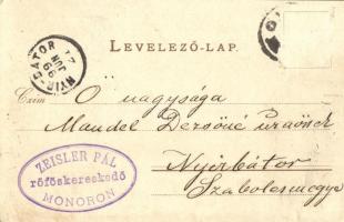 1899 Budapest XIII. Vígszínház. Rigler Részv. Társ. litho (Rb)