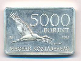 2011. 5000Ft Ag "Duna-Dráva Nemzeti Park" T:1 (eredetileg PP) ujjlenyomat Adamo EM239