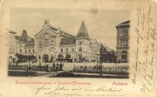 Budapest IX. Központi Vásárcsarnok, Gyógyszertár, Hotel Nádor szálloda. D. K. Bp. 19. (apró lyuk / tiny hole)