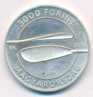 2012. 3000Ft "XXX. Nyári Olimpiai Játékok London" T:1 (eredetileg PP) ujjlenyomat Adamo EM...