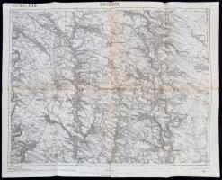 15 db katonai térkép - Borszczów, Jagielnica und Czernelica, stb