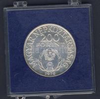 1976. 200Ft Ag "II.Rákóczi Ferenc" T:BU Eredeti plombált MNB plasztiktokban!