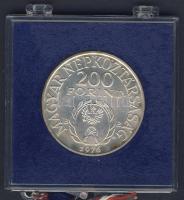 1976. 200Ft Ag "II.Rákóczi Ferenc" T:BU Eredeti plombált MNB plasztiktokban!