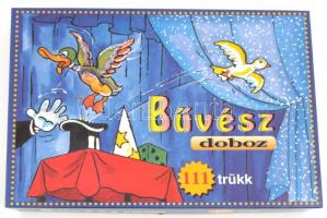 Bűvészdoboz, bűvész készlet, kis hiánnyal, saját dobozában