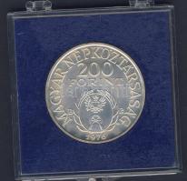 1976. 200Ft Ag "II.Rákóczi Ferenc" T:BU Eredeti plombált MNB plasztiktokban!