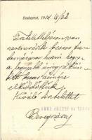1914 Budapest V. Kunz József és társa üzlete, reklámlap. Deák Ferenc utca és Bécsi utca sarok (fl)