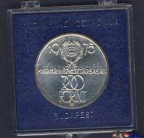 1975. 200Ft Ag "Felszabadulás" T:BU Eredeti plombált MNB plasztiktokban!