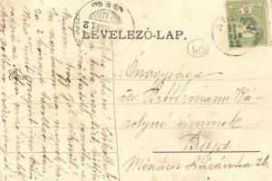 1902 Abony, Lovassági laktanya, gémeskút (kis szakadás / small tear)
