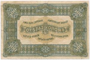 1920. 500K "Orell Füssli Zürich" "5A004 787164" T:III 
Hungary 1920. 500 Korona...