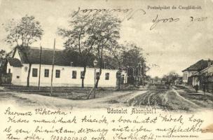 1908 Abony, Posta és Czeglédi út. Kiadja Batta István 3. sz. (EK)