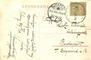 1907 Abony, Pályaudvar, Vasútállomás. W. L. 305. (EK)