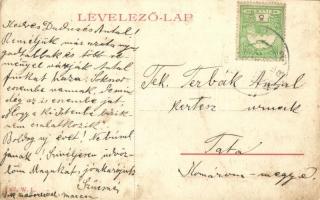 1912  Abony, Nagy-Abony; Református templom, Busztin Adolf, Brück Adolf üzlete. W. L. 307. (kopott s...