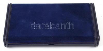 1998. "Atlétika Európa-bajnokság Budapest" peremen jelzett Ag emlékérem (3xklf) műanyag dí...