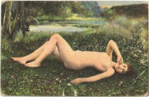 11 db RÉGI Stengel művészlap, közte litho / 11 pre-1945 Stengel art postcards, including litho ones