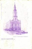 1899 Kecskemét, Római katolikus templom. Schwartz Soma kiadása (kis szakadások / small tears)
