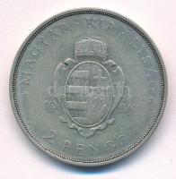 1935. 2P Ag "Pázmány" T:2-
Adamo P7.1