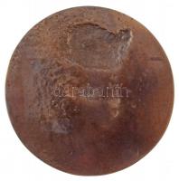 Tőrös Gábor (1934-) DN "Kós Károly" egyoldalas, öntött Br emlékplakett (459,18g/117mm) T:1...