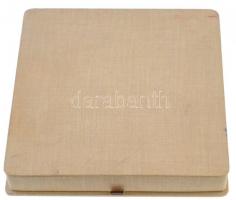 Cséri Lajos (1928- ) 1987. "Dr. Kotlán Sándor 1887-1967" egyoldalas Br plakett, eredeti dí...