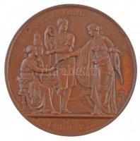 Ausztria 1873. "Bécsi Világkiállítás / Az érdem jeléül" Br emlékérem. "FRANZ JOSEPH I...