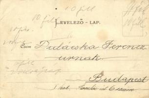 Gödöllő, Királyi kastély udvara. Ripka F. "Gödöllő" című művéből (EB)