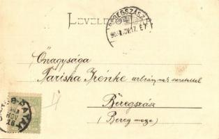 1903 Sárospatak, vár. Trócsányi Bertalan kiadása (fl)