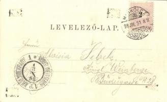 1898 Miskolc, Kossuth szobor. Verő J. és Társa kiadása