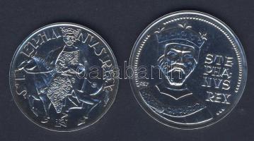 1972. 50Ft Ag + 100Ft Ag "Szt. István" pár T:BU