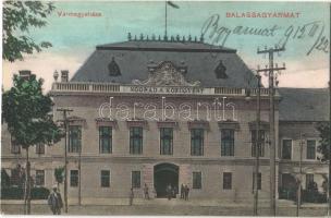 1912 Balassagyarmat, Vármegyeháza Nógrád a közügyért felirattal. Kiadja Wertheimer Zsigmond