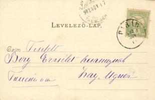 1902 Parád, Parádfürdő;  Vendéglő, étterem. Sréter fényképész felvétele